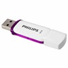 Флеш-диск 64GB PHILIPS SNOW, разъем USB 2.0, фиолетовый, FM64FD70B/97 - фото 5502246