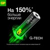 Батарейки КОМПЛЕКТ 8 шт, GP Ultra Plus G-Tech, AAA (LR03), алкалиновые, мизинчиковые,, 24AUPA21-2CRB8 - фото 5505366