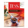 Чай TESS "Pleasure" черный с шиповником, яблоком, лимонным сорго, 100 пакетиков в конвертах по 1,5 г - фото 5517415