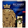 Чай RICHARD "Royal bergamot & vanilla" черный, 100 пакетиков в конвертах по 2 г, 102736 - фото 5616051