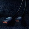 Кабель BOLD USB-Type-C, 1 м, 3А, SMARTBUY толстый, для быстрой зарядки и передачи данных, черный, 18102, 3112BOLD-BLACK - фото 5775263