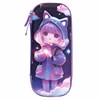 Пенал ЮНЛАНДИЯ, 1 отделение, 1 откидная планка, карман, EVA покрытие soft-touch, 22х10х5 см, "Sky Girl", 273183 - фото 5990794