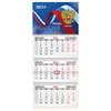 Календарь квартальный на 2026 г., 3 блока, 3 гребня, бегунок, офсет, BRAUBERG, "Российская символика", 116774 - фото 6060163