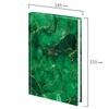 Ежедневник датированный 2026 145х215 мм, А5, STAFF, ламинированная обложка, "Green Marble", 117315 - фото 6100091