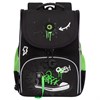 Ранец GRIZZLY анатомическая спинка, с мешком для обуви, для мальчиков, "SNEAKER", черный, 33х25х13 см, RAm-585-8/1 - фото 6154065