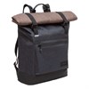 Рюкзак GRIZZLY, карман-антивор, с клапаном, трансформируемый объем, "ROLLTOP", 42х29х11 см, RQL-315-1/2 - фото 6154078