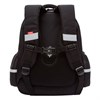 Ранец GRIZZLY анатомическая спинка, c брелоком, для девочек, "HEARTS", чёрный 36х28х20 см, RAz-586-5/1 - фото 6154099