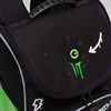 Ранец GRIZZLY анатомическая спинка, с мешком для обуви, для мальчиков, "SNEAKER", черный, 33х25х13 см, RAm-585-8/1 - фото 6154250