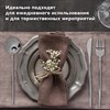 Набор столовых приборов UNIQUE, 24 шт., 6 персон, серебристый, нержавеющая сталь, гофрокартон, DASWERK, 881140, 609072 - фото 6154566