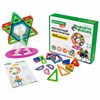 Магнитный конструктор MAGNETIC BLOCKS, 100 деталей, 2 колесные базы, карусель, BRAUBERG KIDS, 665720 - фото 6167215