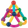Магнитный конструктор MAGNETIC STICKS, 72 магнитные детали, BRAUBERG KIDS, 665722 - фото 6167221