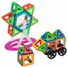 Магнитный конструктор MAGNETIC BLOCKS, 100 деталей, 2 колесные базы, карусель, BRAUBERG KIDS, 665720 - фото 6167229