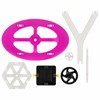 Магнитный конструктор MAGNETIC BLOCKS, 100 деталей, 2 колесные базы, карусель, BRAUBERG KIDS, 665720 - фото 6167236