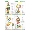 Магнитный конструктор MAGNETIC BLOCKS, 100 деталей, 2 колесные базы, карусель, BRAUBERG KIDS, 665720 - фото 6167250