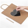 Пакет подарочный КОМПЛЕКТ 7 шт., 26x13x32 см, скретч-слой + стилус, "Heart on Kraft", ЗОЛОТАЯ СКАЗКА, 591971 - фото 6210637