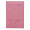 Обложка для паспорта "Passport map", экокожа soft-touch, розовая, STAFF, 238759 - фото 6216160
