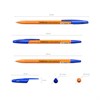 Ручки шариковые ERICH KRAUSE R-301 "Stick Orange", СИНИЕ, набор 8 штук, 0,7 мм, 56614 - фото 6235580