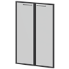 Фасады рамочные стеклянные Кортез KZF-38RS(Ч) Тонированный - фото 6246200