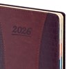 Ежедневник датированный 2026 А5 148х218мм GALANT CombiContract, под кожу, коричневый, 117487 - фото 6280726