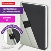 Ежедневник датированный 2026 А5 138х213мм BRAUBERG Swirl,под кожу, держатель для ручки, серый, 117482 - фото 6280754