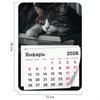 Календарь отрывной на магните на 2026 г., BRAUBERG, 130х180 мм, склейка, "Спящий кот", 117292 - фото 6286292