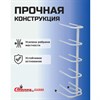Стойка стеллаж для хранения воды на 5 бутылей по 19 литров, СВ-5, металл, 98840 - фото 6299552