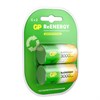 Батарейки аккумуляторные GP ReEnergy Ni-Mh КОМПЛЕКТ 2 шт., С (HR14), 3000 mAh, 300CHCRGY-2CRCB2 - фото 6315594