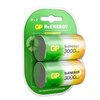 Батарейки аккумуляторные GP ReEnergy Ni-Mh КОМПЛЕКТ 2 шт., D (HR20), 3000 mAh, 300DHCRGY-2CRCB2 - фото 6315595
