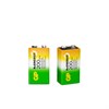Батарейка аккумуляторная GP ReEnergy Ni-Mh 1 шт., "Крона" (20R8H 9V), 200 mAh, 20R8HRGY-2CRCB1 - фото 6315616