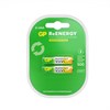 Батарейки аккумуляторные GP ReEnergy Ni-Mh мизинчиковые КОМПЛЕКТ 2 шт., ААА (HR03), 950 mAh, 100AAAHCRGY, 100AAAHCRGY-2CR - фото 6315644