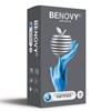 Перчатки нитриловые смотровые 50 пар (100 шт.), размер S, голубые BENOVY Nitrile Chlorinated, ЧЗ, К - фото 6320704