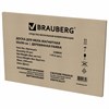 Доска для мела магнитная 60х90 см, черная, деревянная рамка, BRAUBERG "Wood", 238804 - фото 6326938