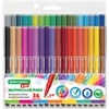 Фломастеры BRAUBERG KIDS КЛАССИЧЕСКИЕ 36 цветов, вентилируемый колпачок, ПВХ-упаковка, 152603 - фото 6329391