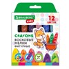 Восковые мелки фигурные BRAUBERG KIDS "Батоны", 12 цветов, 273093 - фото 6329436