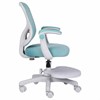 Кресло детское с подставкой для ног BRABIX "Sky MG-206", велюр, голубое, 533155 - фото 6329510