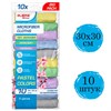 Салфетки из МИКРОФИБРЫ 30х30 см PASTEL COLOUR, big pack, КОМПЛЕКТ 10 штук, 180 г/м2, LAIMA HOME, 700608 - фото 6354009