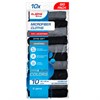 Салфетки из МИКРОФИБРЫ 30х30 см, GRAY & BLACK, big pack, КОМПЛЕКТ 10 штук, 180 г/м2, LAIMA HOME, 700610 - фото 6354013