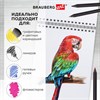 Скетчбук, белая бумага 100 г/м2, 140х201 мм, 60 л., гребень, жёсткая подложка, BRAUBERG ART, Ассорти Beige, 116904 - фото 6365314