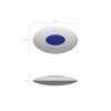 Ластик ERICH KRAUSE "SmartWay Mini Oval", 41х29х9 мм, белый, овальный, пластиковый держатель, 45533 - фото 6365349