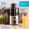 Соковыжималка SCARLETT SC-JE50S18, 800 Вт, стакан 0,6 л, емкость для жмыха 1 л, пластик, сталь/черный - фото 6372995