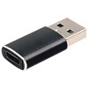 Переходник USB 3.1 AM/Type-C (F), CABLEXPERT 5 Гбит/с, QC3.0, металлический корпус, Pro, черный, A-USB3.1-AMCF - фото 6377363