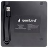 Внешний оптический привод CD/DVD GEMBIRD USB 3.0, пластик, черный, DVD-USB-03 - фото 6377366