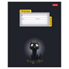 Тетрадь 18 л., HATBER клетка, обложка картон, "Котенок уголек" (микс в спайке), 091435, 18Т5В1 - фото 6386875