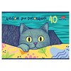 Альбом для рисования А4, 40 л., скоба, обложка картон, HATBER, 205х290 мм, "Котофей" (5 видов), 091512, 40А4В - фото 6386883