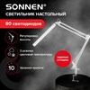 Настольная лампа-светильник SONNEN ST-001, струбцина, LED, 14 Вт, 3 режима цветовой температуры, металлический корпус, 70 см, 238498 - фото 6386903