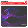 Коврик для мыши SONNEN "NEON WAVE" резина + ткань, 250х200х2 мм, 513958 - фото 6387056