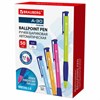 Ручка шариковая автоматическая BRAUBERG A-30 COLOR MIX "WRITING 3.0", СИНЯЯ, пишущий узел 0,5 мм, линия письма 0,25 мм, 144341 - фото 6392791