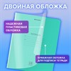 Тетрадь обложка пластик (прозрачный) 12 л., клетка, BRAUBERG "Smart Cover", ЗЕЛЕНАЯ, 405019 - фото 6392865