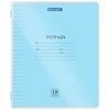 Тетрадь обложка пластик (прозрачный) 18л. линия, BRAUBERG Smart Cover, АССОРТИ (в спайке), 405031 - фото 6392920