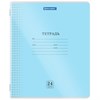 Тетрадь обложка пластик (прозрачный) 24л. клетка, BRAUBERG Smart Cover, АССОРТИ (в спайке), 405036 - фото 6392924